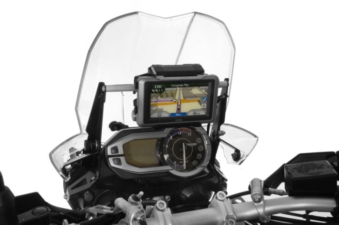 Windscreen Adjuster with GPS Mounting Bar, for Triumph Tiger 800