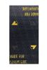 Multi functional head cloth "Essential", black/yellow
