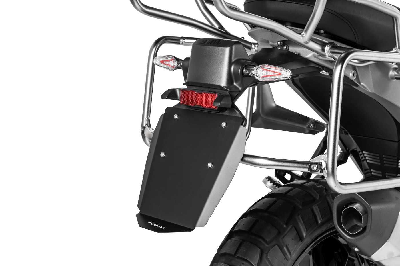 Number plate splash guard for BMW R1300GS