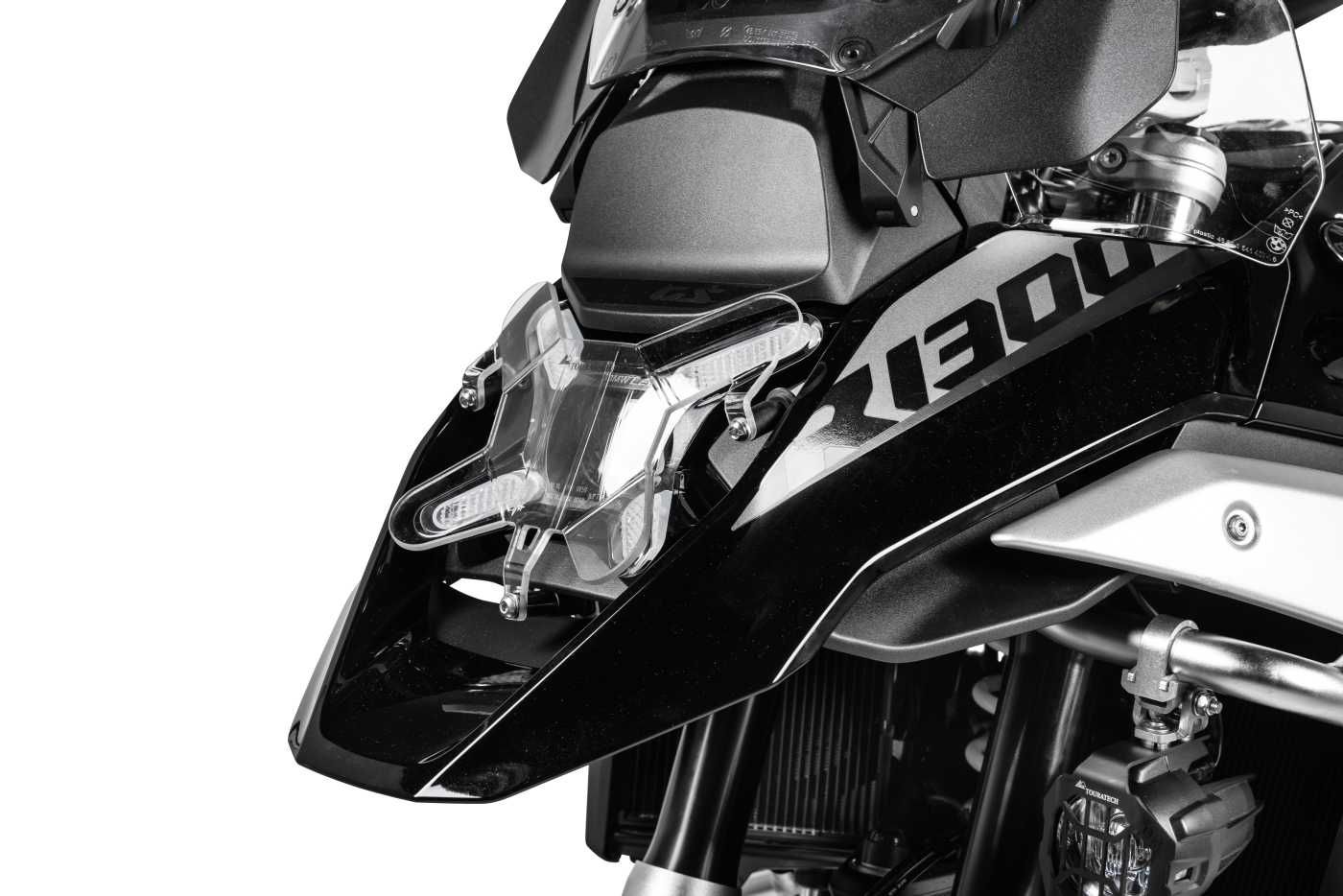 Headlight protector Makrolon with quick release fastener for R1300GS *OFFROAD USE ONLY*