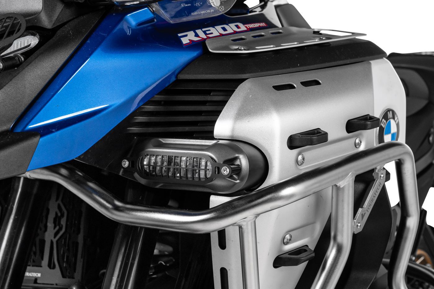 Headlight Guard for Auxiliary Headlights on BMW R1300GS Adventure