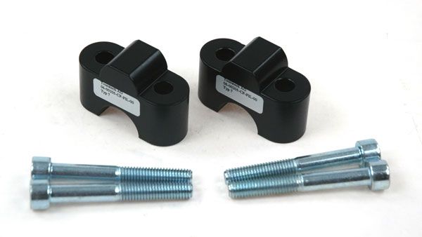 Handlebar Risers TYP 7 25 mm black, for BMW R1100GS/ R1150GS and Honda Transalp/ XRV750/ Varadero