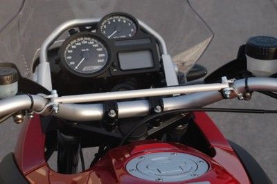 Crossbar 22/25 290 for motorcycles with tubular handlebars, e.g. BMW 1200GS/Adventure(-2012) / Husqvarna TE 449 ab 2010, Kawasaki Versys 1000, Honda Varadero or TransAlp 2000