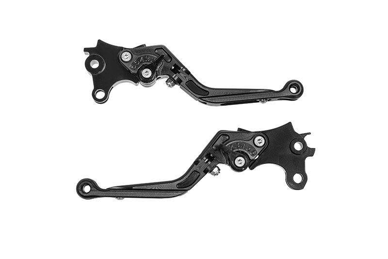 Touratech brake and clutch lever set, for BMW R1300GS/ Adventure, folding and length adjustable