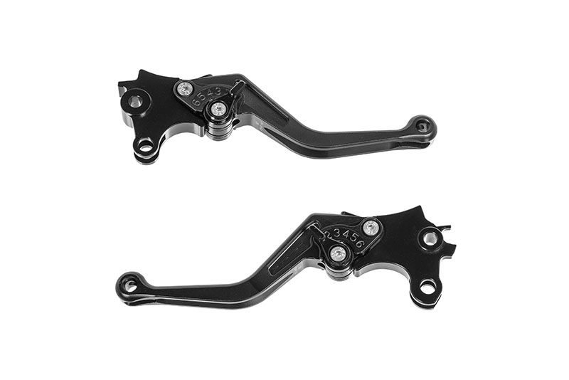 Touratech brake and clutch lever set, for BMW R1300GS/ Adventure, short version, adjustable
