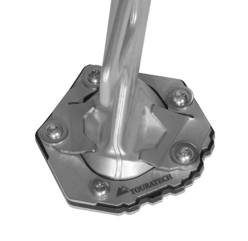 Side stand base extension for the Yamaha XT1200Z Super Ténéré from 2014