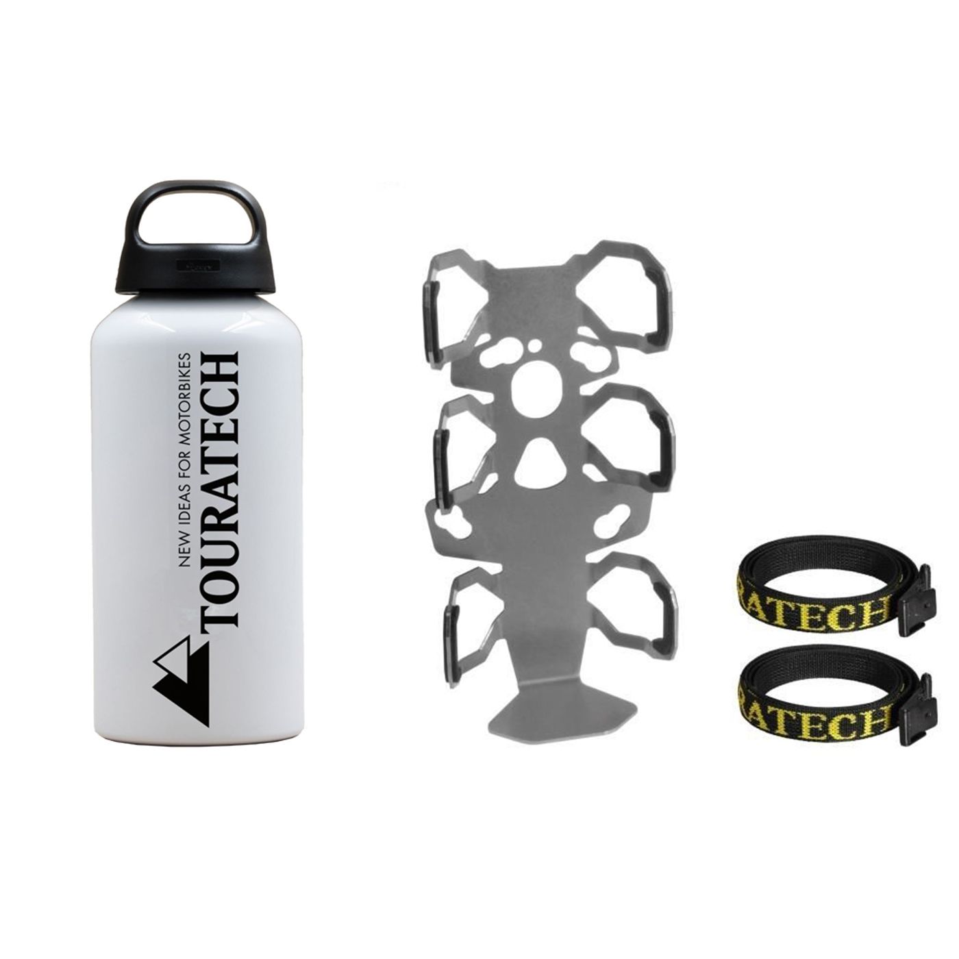 ZEGA Pro/ZEGA Mundo accessory holder "bottle holder" single with Touratech aluminum bottle 0.6 litres