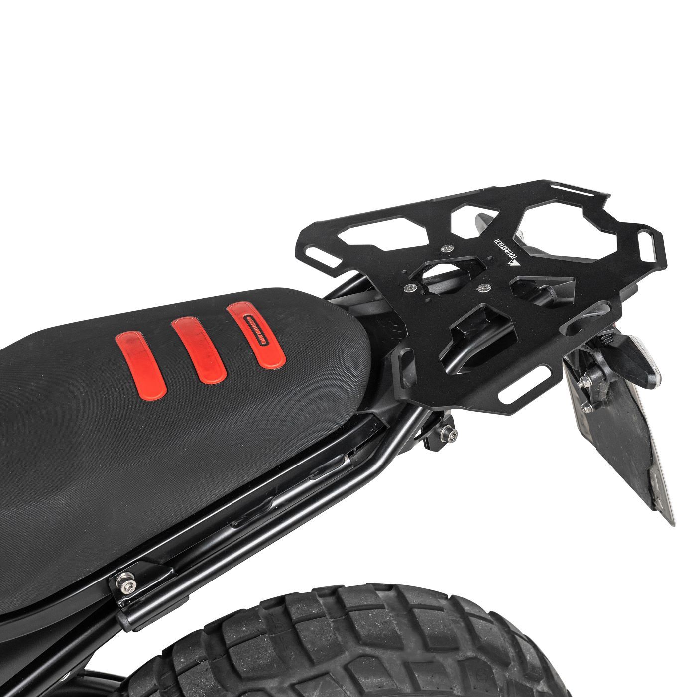 Motorcycle luggage rack for BMW F900GS