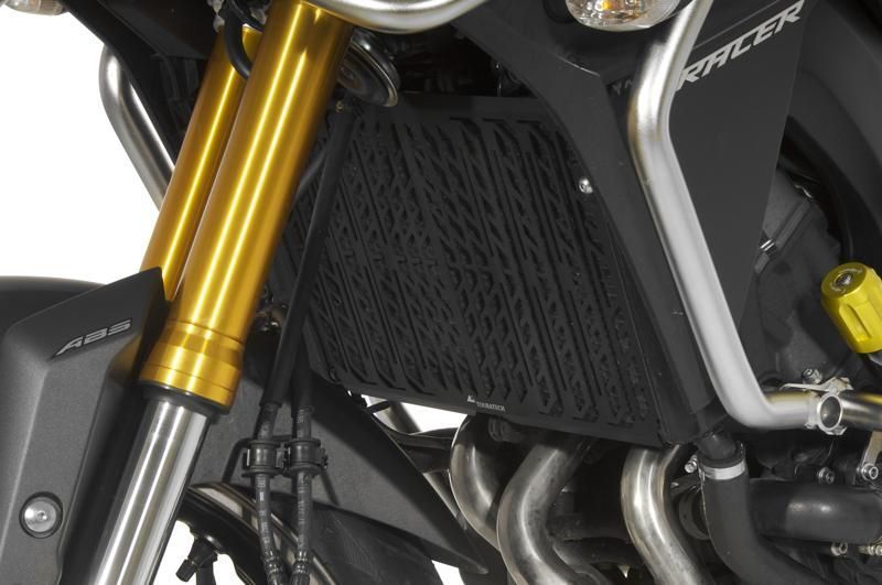 Radiator guard for Yamaha MT-09 Tracer, aluminium, black