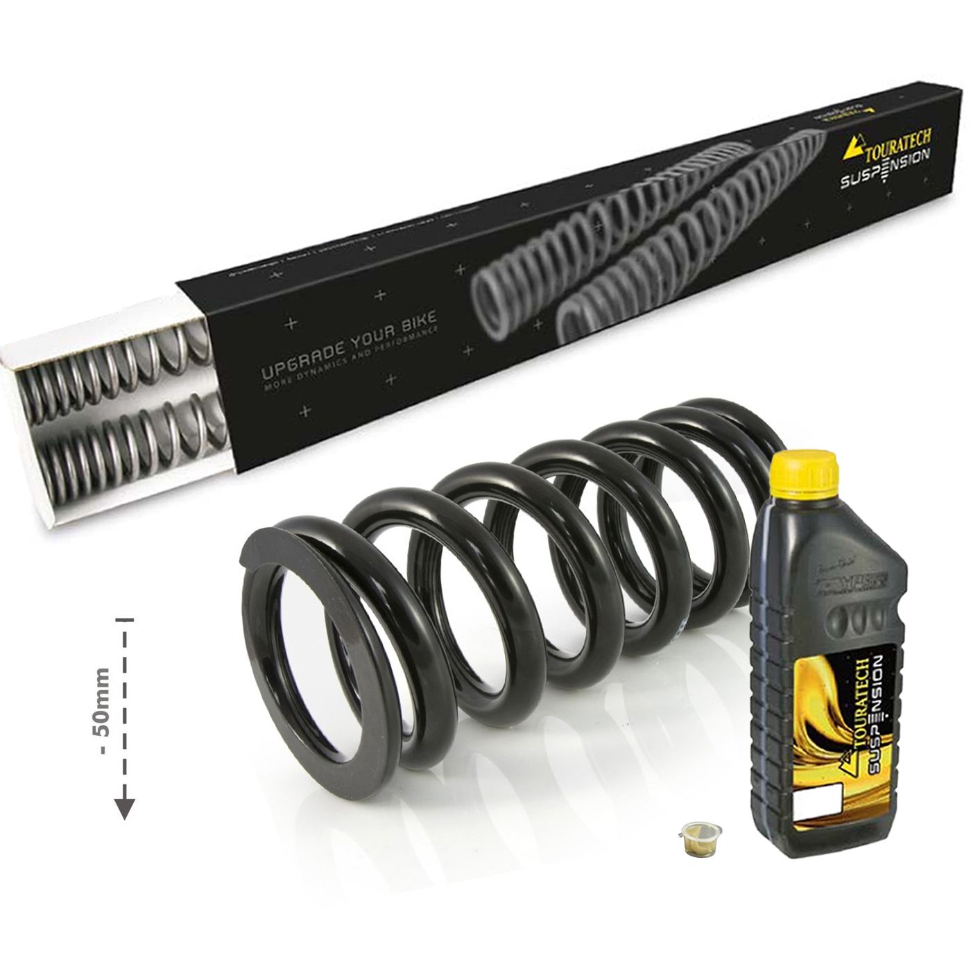 Height lowering kit -50mm for BMW F800GS (2008-2012) replacement springs