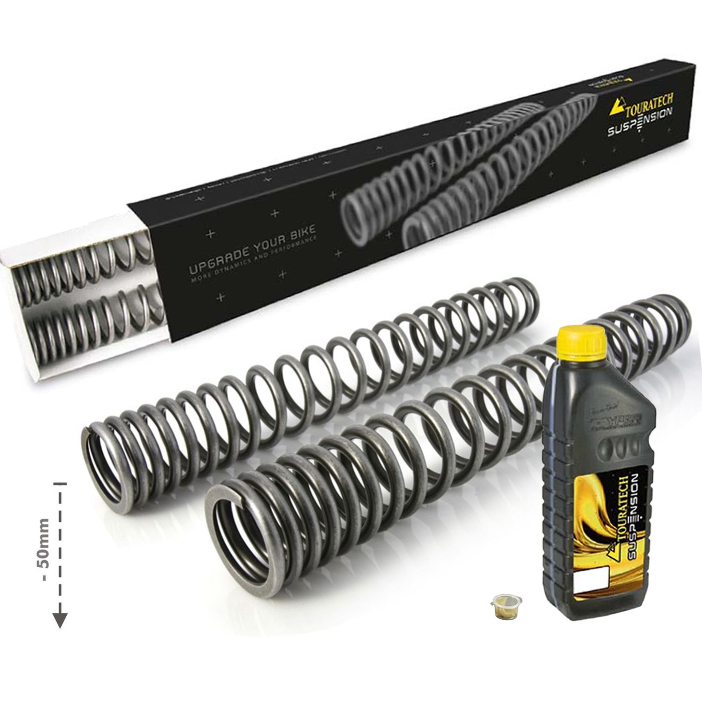 Progressive fork springs for BMW F800GS 2008-2012 *50 mm lowering*