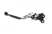 Clutch lever set, silver, for BMW F800GS, F650 GS (Twin), F800R, F800S, F800ST, road legal