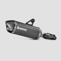 Exhaust Akrapovic slip-on, Titan, black for BMW R1200GS (LC) / R1200GS Adventure (LC) from 2017
