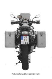 ZEGA Mundo aluminium pannier system with stainless steel rack for BMW R1250GS/ R1250GS Adventure/ R1200GS from 2013/ R1200GS Adventure from 2014