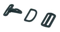 Snap hook/D ring set 4 x SNH40, 4 x DR40, 4 x TG40