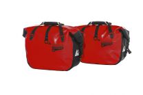 Side bag ENDURANCE Click (pair). red. by Touratech Waterproof