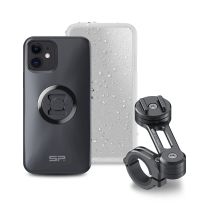 SP Connect Moto Bundle smartphone mount for an easy and quick fixing of the iPhone 12 or 12 Pro on the bike.