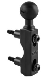 Ram hex ball mount for clutch or brake fitting with one ball