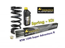 Progressive replacement springs for fork and shock absorber, for KTM 1290 Super Adventure R (2017-2020)