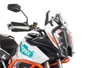 Makrolon headlight protector with quick release fasteners, for KTM 1290 Super Adventure S/R (2021-) *OFFROAD USE ONLY* Colour:Clear