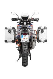 ZEGA Evo aluminium pannier system "And-S" 31/38 litres with stainless steel rack for KTM 1290 Super Adventure S/R (2021-) Colour:And_s