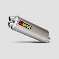 Exhaust Akrapovic slip-on, Titan, black for Honda CRF1000L Africa Twin 2016-2017