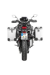 Touratech ZEGA Pro aluminium pannier system with stainless steel rack for Honda CRF1100L Africa Twin