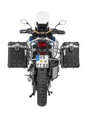 Touratech ZEGA Evo aluminium pannier system with stainless steel rack for Honda CRF1100L Adventure Sports