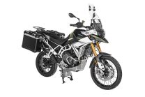 ZEGA Evo aluminium pannier system litres with stainless steel rack for Triumph Tiger 900 Rally