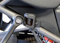 Rear brake fluid reservoir guard for Harley-Davidson RA1250 Pan America Colour:Black