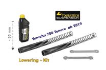 Lowering KIT about -35mm for Yamaha 700 Tenere ab 2019 forksprings and reversing lever
