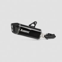 Exhaust Akrapovic slip-on, Titan, black for BMW R1250GS / R1250GS Adventure from 2019