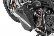 Toolbox with engine crash bar - retrofit kit - left side, stainless steel for Yamaha Tenere 700