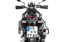 Pannier rack special system black for ZEGA Evo X, for Yamaha Tenere 700 / World Raid