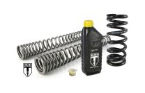 Progressive BLACK-T replacement springs Stage1 for fork and shock absorber fit FTR 1200 / FTR 1200 S (2019-2021)
 Colour:Black