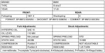 Progressive fork springs for BMW RnIneT (2017-2020)