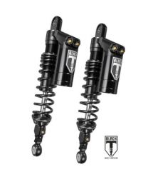 "BLACK-T Twin-Shock Set Stage3 with reservoir and length adjustment for Triumph Speed Twin from 2019 onwards.
"